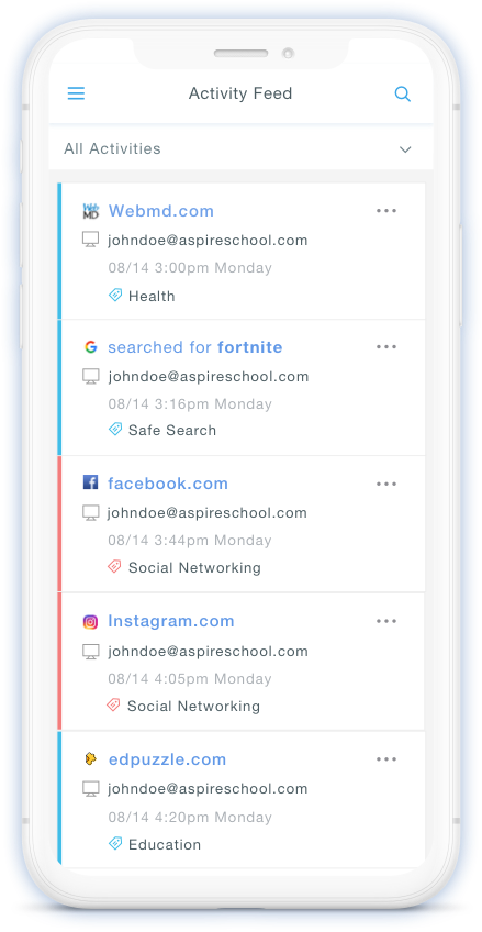 Check online activity