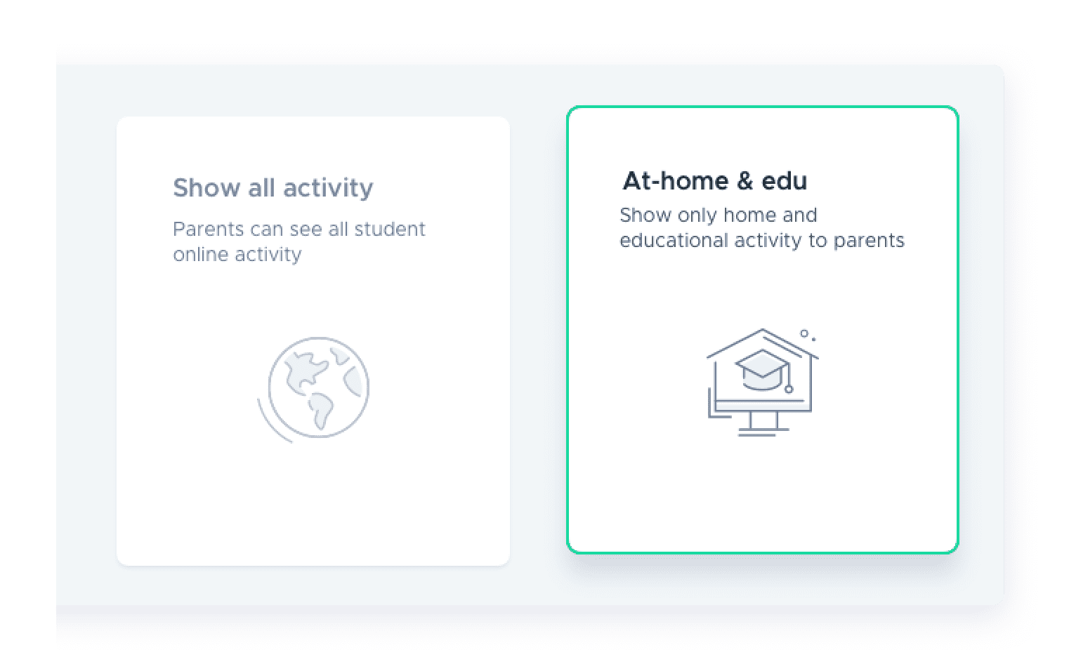 Parent visibility