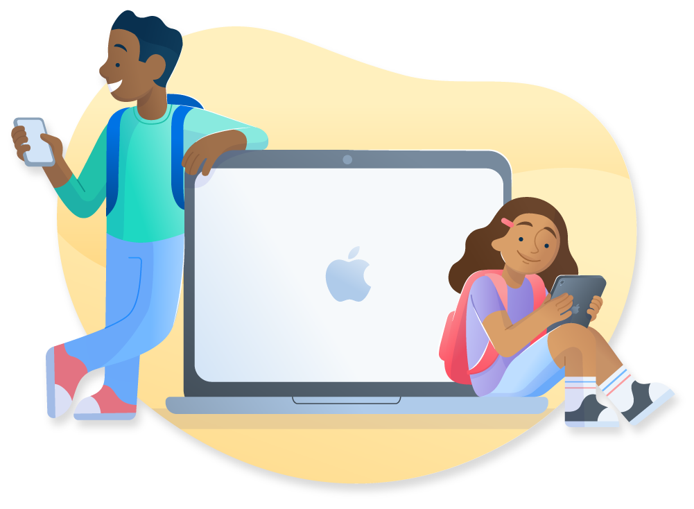 A student’s online life is made healthier and safer thanks to wellness monitoring and safety solutions